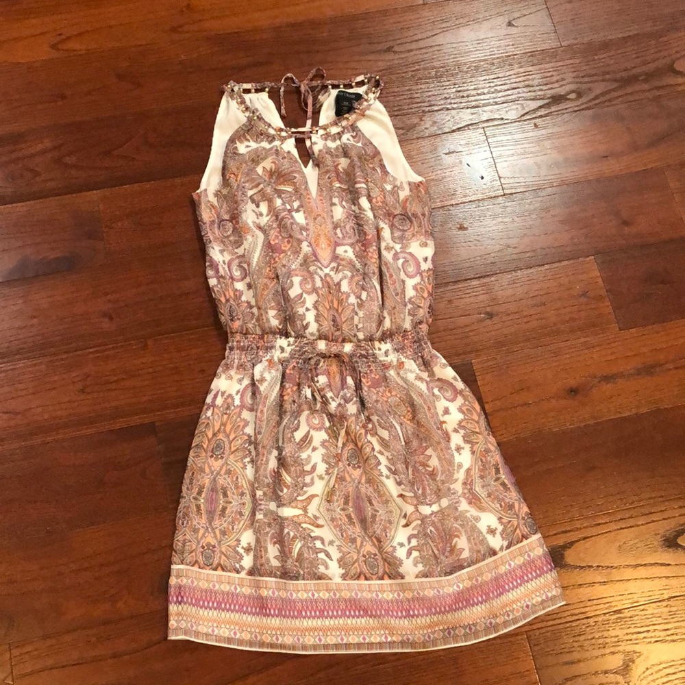 Paisley print summer dress